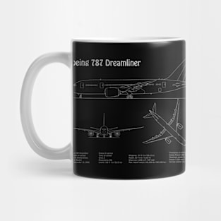 Boeing 787 Dreamliner - PDpng Mug